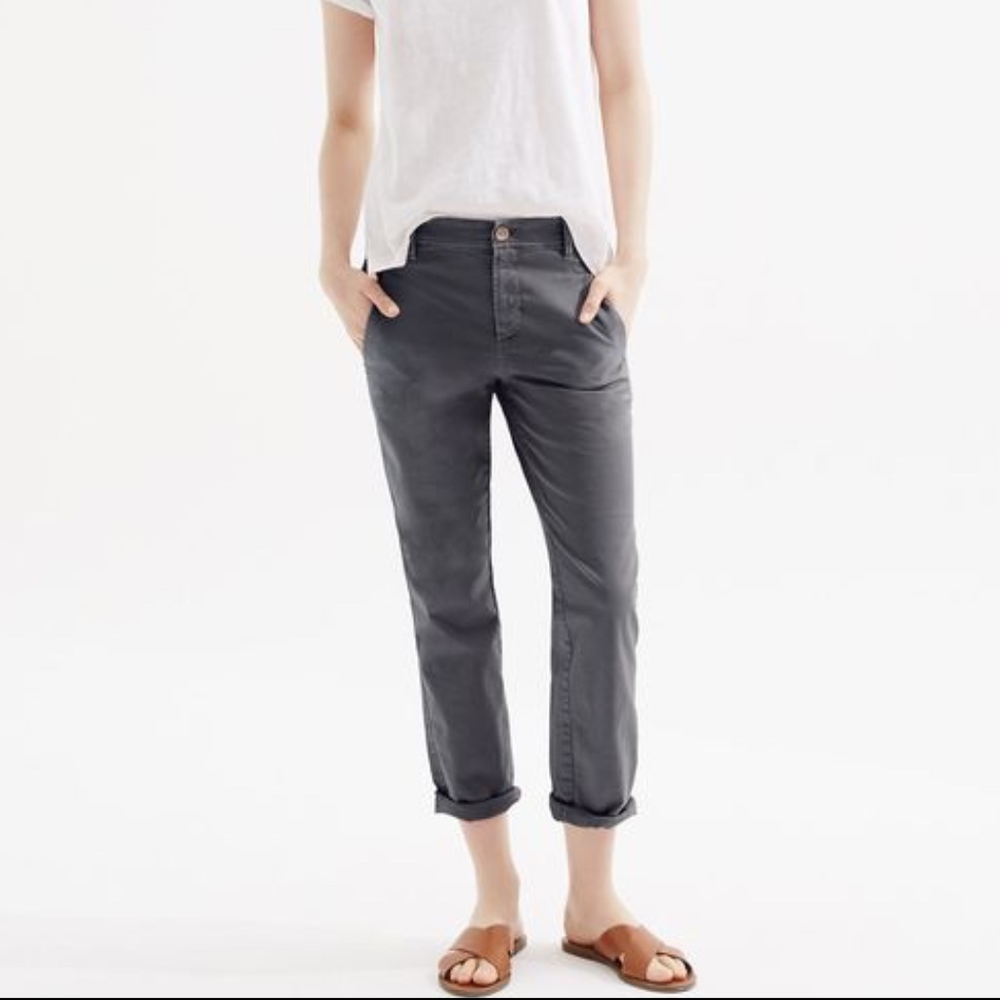 Lou & Grey Lived-In Chinos in Grey